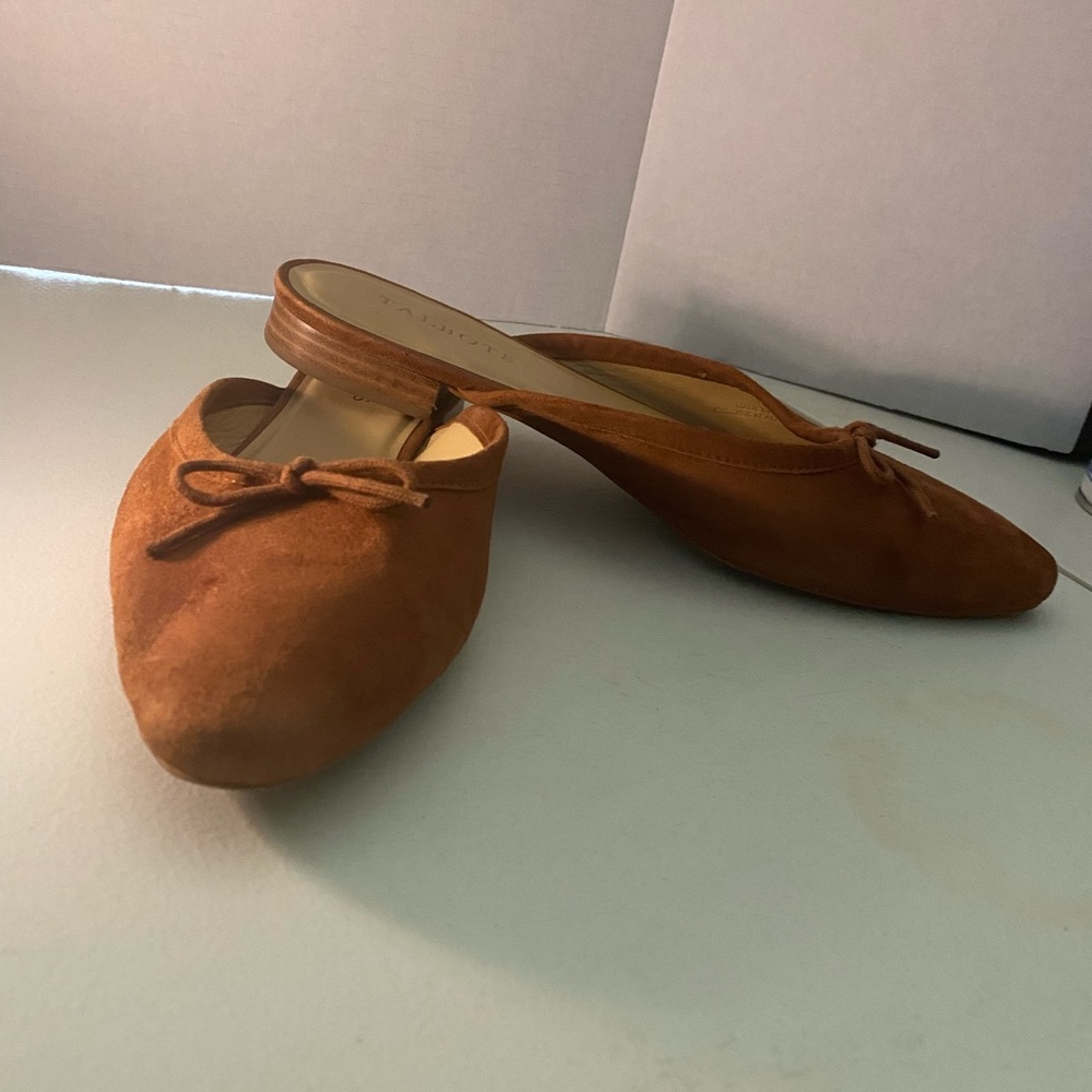 Brown 9M Edison Mule by Talbots.